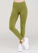 Спортивні безшовні легінси з високою талією Giulia LEGGINGS ENERGY L/XL Green-olive branch - изображение 1