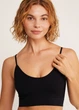 Безшовний топ на тонких бретелях Giulia CAMI TOP GRAIN L/XL Black-black - зображення 1
