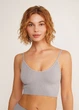 Бесшовный топ на тонких бретелях Giulia CAMI TOP BRAID L/XL Grey-griffin, Майка на тонких бретелях - изображение 6