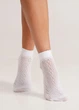 Женские короткие носки с сетчатым плетением Giulia WS1 AIR 011 36/40 White-bianco белые носки сетка - изображение 4
