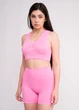 Безшовний жіночий спортивний топ Giulia TOP SPORT SHAPE S/M з мікрофібри, підтримка, фітнес, тренування, рожевий Pink-rosa pink - зображення 6