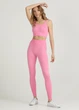 Безшовний топ в рубчик на широких бретелях Giulia TOP RIB S/M Pink-rosa, спортивний топ - зображення 7