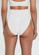 Женские бесшовные слипы Giulia HI-LEG SHAPEWEAR L/XL с корректирующим эластичным поясом, моделирующие, поддержка талии, белый White - изображение 8