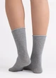 Шкарпетки жіночі класичні в рубчик Giulia WS4 RIB MELANGE 36/40 Grey-light grey melange - зображення 3