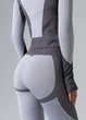 Жіночі спортивні легінси з мікрофібри Giulia LEGGINGS SPORT FIT L/XL Multicolor-white/grey - изображение 3