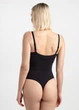 Женский бесшовный боди с стрингами из микрофибры Giulia BODY STRING SHAPEWEAR XXL Black, повседневный с моделирующим эффектом - изображение 9