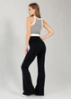 Жіночі легінси кльош Giulia Flexing leggins "Faboluose" XY492 L Black, безшовні лосини, еластичні для спорту - зображення 7