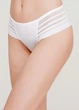 Жіночі труси стрінги Giulia Allegra 2201/20 XL White-whisper, трусики з сітчастими вставками, з мікрофібри, жіноча білизна - зображення 6