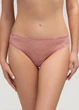 Жіночі труси бразиліана з мережива та сітки Giulia MUSE 2202/32 S Pink-ash, кружевні бразиліани, рожеві трусики,повсякденна нижня білизна - зображення 6