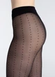 Женские колготки из микротюля в горошек Giulia MICROTULLE DOTS 40 4 Black-nero, капроновые с узором - изображение 10