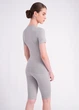 Базовая женская бесшовная футболка из микрофибры Giulia T-SHIRT L/XL Grey-griffin, футболка для тренировок - изображение 5