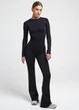 Женская бесшовная футболка из микрофибры с длинным рукавом Giulia LONGSLEEVE 01 S/M Black, базовый лонгслив - изображение 10