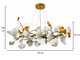 Люстра Berger 7032-PL-6 Gold G9 max 6x10 Вт 95x45см H30см - зображення 6