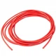 М'який силіконовий кабель 20 AWG (0.51 мм²), ціна за 1 м, силовий кабель, луджена мідь, багатожильний, зносостійкість, червоний - зображення 1