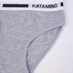 Трусики для дівчинки Katamino однотонні з широкою гумкою Набір 3 пари Білі/ Сірі/ Чорні 122-128 / 7-8 років - зображення 3