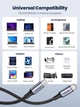 Набор из 2 кабелей USB-C к USB-C мощностью 100 Вт, длиной 2 м PD Gen2 5A - изображение 7