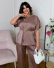 Женский костюм шелковый мокко 56-58 р844.3733 - изображение 4