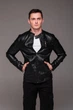 Куртка Slim Fit мужская байкерская осенняя весенняя L черная (2520) - изображение 4