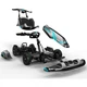 Електроскутер Segway Карт Ninebot GoKart PRO 2, сіро-блакитний (AA.04.04.01.0004) - зображення 12