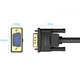 Кабель мультимедійний VGA M to VGA M 1.0m ferrite black Vention (DAEBF) - зображення 10