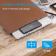 Внешний оптический привод CD/DVD ORIGBELIE USB 3.0 Type-C: CD-RW/DVD-ROM, Hub 8-в-1 (4xUSB, SD/TF), для Mac/Windows/Linux - изображение 3
