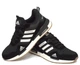 Чоловічі кросівки Adidas замш текстиль чорні з білим 41 - изображение 2