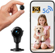 Міні-камера няня JOYTOUR 2K: Дводіапазонний WiFi 2.4/5G, Безкоштовна хмара, Нічне бачення, Датчик руху, Black - зображення 2