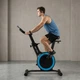 Велотренажер - спинбайк Gymtek XB Cardio магнитный синий - изображение 9