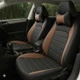 Авточехлы на Volkswagen Passat B4 Auto Style НЕО Х Аригона черно коричневые - изображение 1