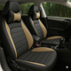 Авточохли на Volkswagen Passat B4 Auto Style НЕО Х Аригона чорно бежеві - зображення 2