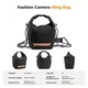 Легкая сумка на одно плечо для фотоаппарата K&F Concept Camera Sling Bag 5л Urban Wander U11 Black (KF13.168V2) - изображение 7