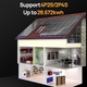 Акумуляторна батарея ECO-WORTHY LiFePO4 12.8V 280Ah 3584Wh з Bluetooth, BMS 200A, літій-залізо-фосфатна для інвертора, ДБЖ, сонячних систем - зображення 8