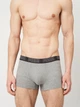 Набор трусов боксеров мужских хлопковых Puma Men Everyday Trunk 2P 93832102 M 2 шт Серый/Черный (8720245556873) - изображение 4