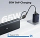 Павербанк Baseus 25000 mAh 145W Power Bank со встроенными USB-C кабелями, быстрая зарядка PD 3.1, внешний аккумулятор для ноутбука - изображение 3