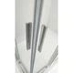 Душевая кабина без поддона Koer SR SC10-90x90x195-TR-01 прозрачное стекло Easy Clean 6мм, хром (KR5942) - изображение 5