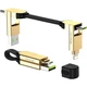 Дата кабель 6in1 inCharge X 0,14m 100W beige Rolling Square (X03WR) - изображение 1