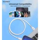 Дата кабель USB 2.0 AM to Lightning 1.0m 2.4A white Choetech (XAL-0003-WH-V2) - зображення 3