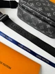 Сумка месенджер чоловіча через плече Louis Vuitton Alpha Messenger Bag чорна з білим (086) - зображення 4
