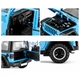 Машинка Jeep Wrangler Rubicon моделька игрушка металлическая коллекционная 15 см Голубой (6656757) - изображение 7