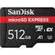 Карта пам'яті SanDisk 512GB microSDXC class 10 UHS-I U3 A1 Express (SDSQXFN-512G-GN4NN) - зображення 1