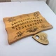 Спиритическая доска Ouija Эксклюзивная Светлая, Английский язык, 46×29×1,8 см, Резная, Массив дерева - изображение 4