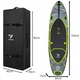 Надувная доска SUP Trizand 350 см для сапбординга с сиденьем, веслом, насосом и полным комплектом аксессуаров до 170 кг (25259) - изображение 4