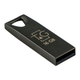 USB флешка 16GB USB-A 2.0 металл черный для хранения данных модель Metal 117 - зображення 1