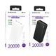 Power Bank Borofone BJ56A Graceful 20000 mAh 22.5 W USB Type-C білий для заряджання гаджетів - зображення 8