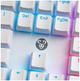 Ігрова клавіатура механічна FANTECH ATOM AIR108 Red Switch 108 клавіш USB біла пластик - зображення 6