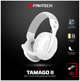 Ігрові навушники FANTECH WHG04 Tamago II 40 мм драйвери Bluetooth 2.4G Hz 3.5 mm білі - зображення 5