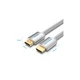 Кабель мультимедійний HDMI M to HDMI M 1.0m V2.0 4K60Hz braided aluminum alloy gray Vention (AABIF) - зображення 5