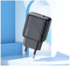 Мережевий зарядний пристрій Hoco CS22A 30 W USB-C Type-C чорний для швидкого заряджання ґаджетів - зображення 4