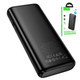 Power Bank Hoco J158A 10000 mAh 4 USB порта 5 V 2 A черный проводная зарядка ABS пластик - изображение 7