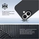 Чехол для смартфона ArmorStandart BlackIcon Aramid Twill MagCase для Apple iPhone 17 Black (ARM90148) - изображение 4